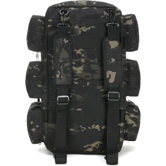 Military Duffel Bag 50L Gym Bag for Men Convertible Weekend Backpack - Picture 5 of 6